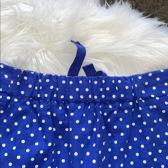 J. Crew Boardwalk Polka Dot Linen Skirt.Size 4 - Picture 12 of 14